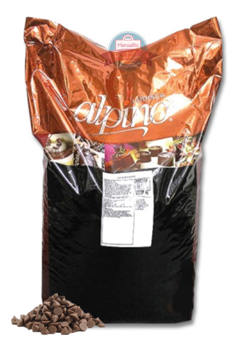 Chip Sabor Semiamargo Tamaño 2m Alpino 20 Kg