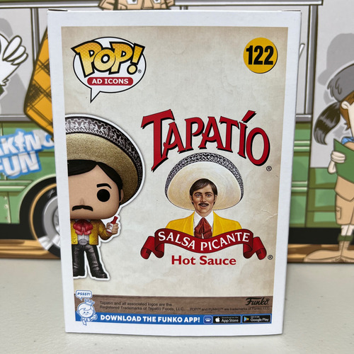 Funko Pop Ad Icons Tapatio The Tapatio Man 122 Diamond Funko (Usado)