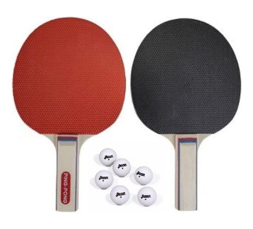 Ping Pong 2 Paleta 6 Bola Gran Rendimiento Para