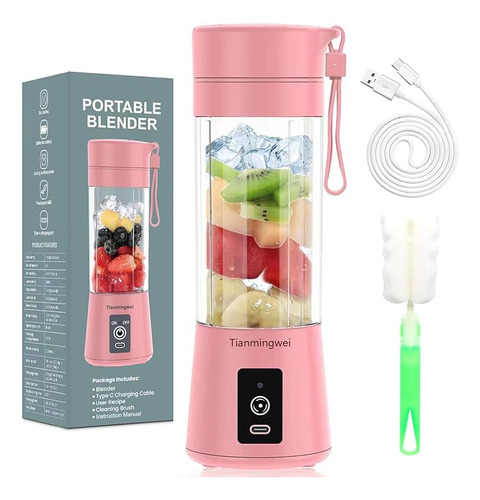 Licuadora Portatil Usb Juicer Personal Copa 6 Cuchillas Maqu