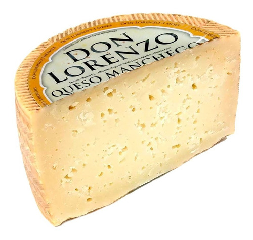 Queso Manchego D.o Don Lorenzo 1.5 Kg Aprox (1/2 Pz)