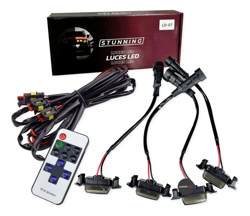 Led Parrilla Ojo De Raptor Universal +control