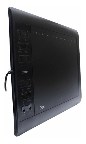 Mesa Digitalizadora Oex Ct100 Creator 10 Polegadas Preta
