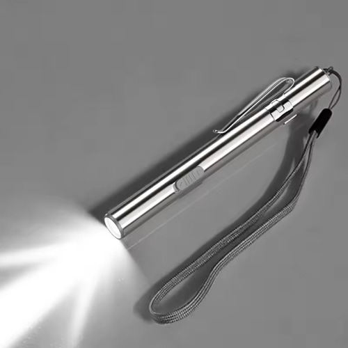 Lanterna Led Usb Recarregável, Portátil, Clínica, Inoxidável