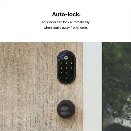 Smart Lock Google Nest X Yale, Resistente A Manipulaciones,