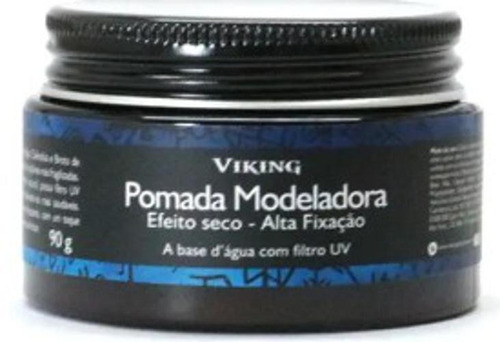 Pomada De Cabelo - Efeito Seco - Oslo - 90 G - Viking