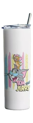 [ Termo Cafe. Skinny Tumbler 20 Oz.] Tom And Jerry