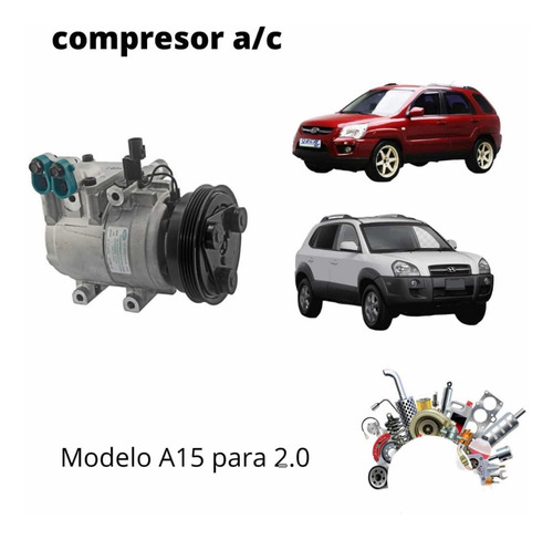 Compresor Aire Acondicionado Hyundai Tucson Elantra Tiburon