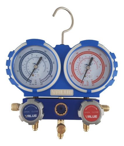 Manifold Alta Baja Con Valija R410a Premium Value Vmg2-r410a