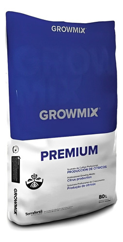 Grow Mix Premium T Citricos 80 Lts Turba Gruesa