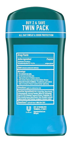 Degree Desodorante Antitranspirante P Hombre 2 Pack Coolrush Cool Rush