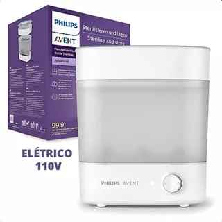 Esterilizador Elétrico Mamadeira Chupeta Philips Avent 127v