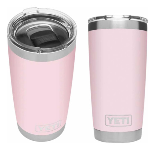 Termo Yeti Tumbler 20 Oz Ice Pink Tapa Magslider Original