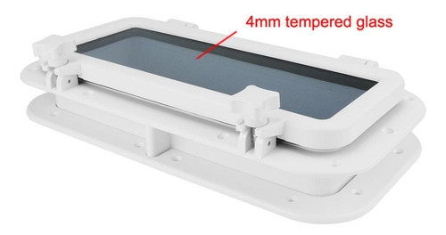 Marine Boat Yacht Rv Portilla Reemplazo Rectangular Ventana