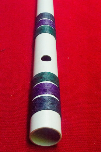 Bansuri De Pvc Flauta Traversa De La India (sa En Sol)