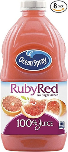 Ocean Spray No 100% Jugo De Pomelo Rojo De Rubíes De Alta Ca
