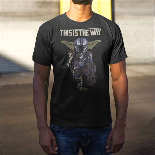 Remera Negra De The Mandalorian This Is The Way