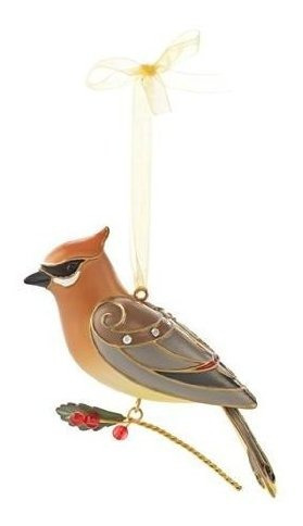 Cedar Waxwing Belleza Ave # 9 Serie 2013 Hallmark  Tarjeta