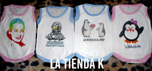 Imagen 3 de 7 de Bodies Bebes Kirchneristas Peronistas Sin Manga Con Ribetes