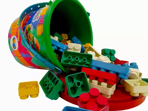 Blocos de Montar Construção 68 Peças Educativo Infantil : :  Brinquedos e Jogos