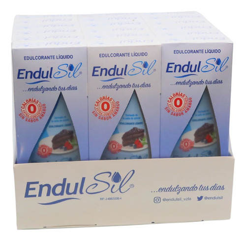 Endulsil Edulcorante Liquido Caja De 18 Unidades De 110ml
