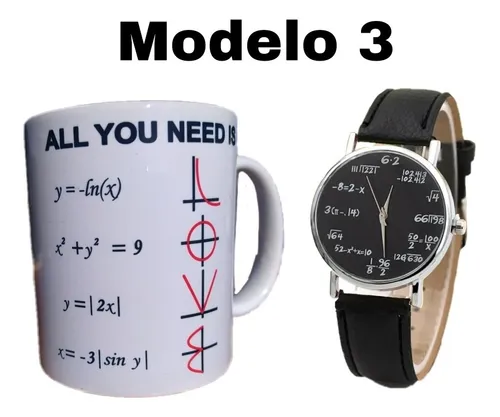 Taza De Matem ticas Con Reloj De F rmulas