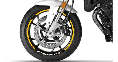 Stickers Reflejantes Para Rin Bmw F800r Calidad 3m