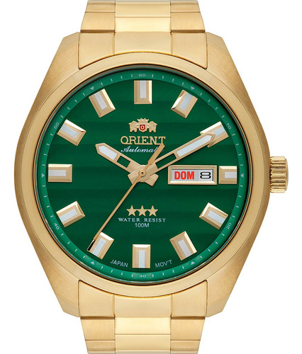 Relogio Orient Masculino Automático 469gp076 E1kx Verde