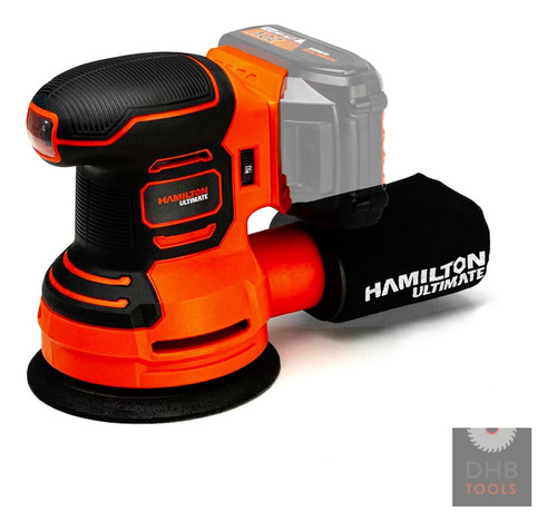 Lijadora Roto Orbital Inalambrica 20v 125mm Hamilton Ult127 Color Naranja Frecuencia 50 60 Hz