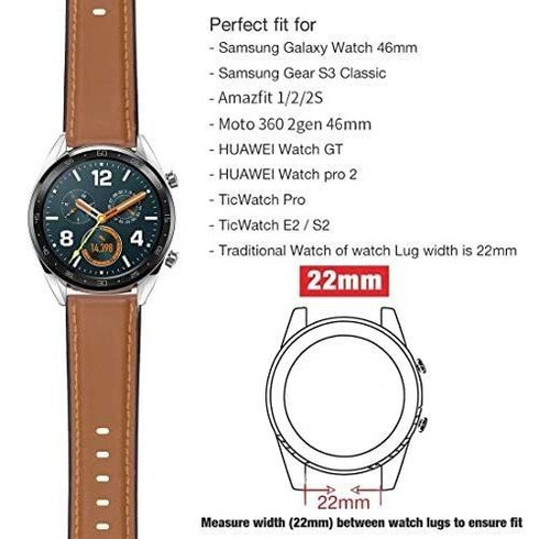 Imagen 6 de 8 de Jtlong88 Compatible Con Huawei Reloj Gt2 42mm / 42mm Honor M
