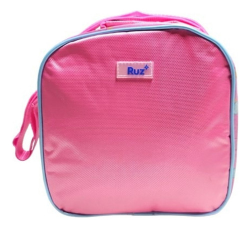Set Kit Mochila Primaria, Lonchera Y Lapicera Mis Pastelitos Color Rosa Diseño De La Tela Mis Pastelitos Apachurrable