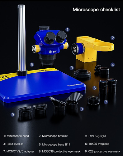 Microscopio Trinocular Mechanic Mc D75t-imat Max