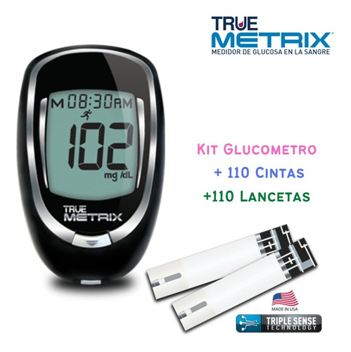 Imagen 1 de 8 de Glucometro Truemetrix Pac 110+110