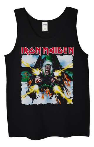 Polera Musculosa Iron Maiden No Prayer For Metal Abominatron