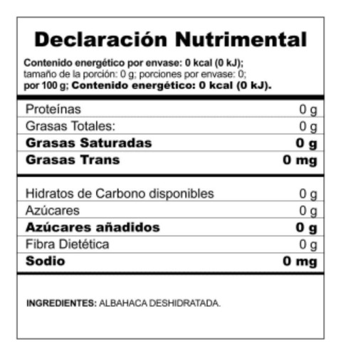 Albahaca Deshidratada Mccormick 170 G
