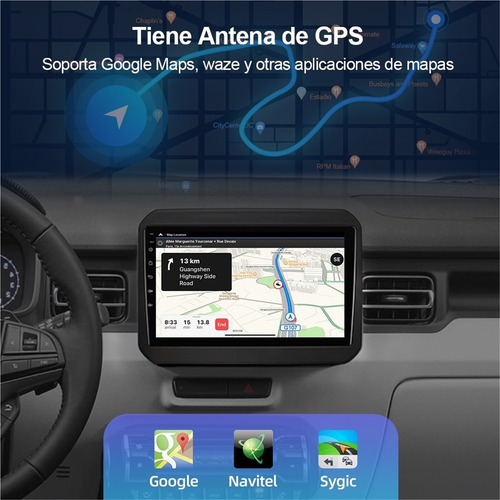 Estéreo Cámara For Suzuki Ignis 2017-2020 Frente Gps Fm