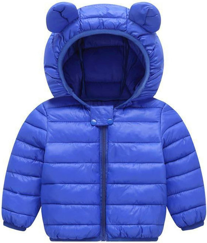 Abrigos De Invierno Para Niños Y Niñas, Color Sólido, Con