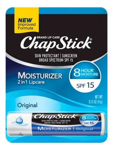 Protetor Chap Stick Lip Balm Sabor Original 4g Importado Usa