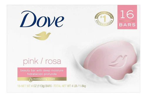 Jabon Dove Paquete De 16 Barras 1.70kg *importado* 