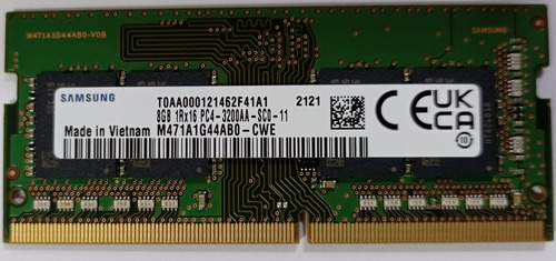 Memoria Ram Samsung 8gb Ddr4 3200aa Laptop