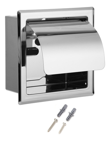 Rollo De Papel Higiénico Con Espejo, Toalla De Papel De Acer