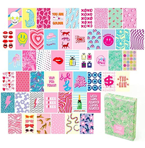 Cloncep Design Preppy Aesthetic Pictures Wall Collage Kit, 5