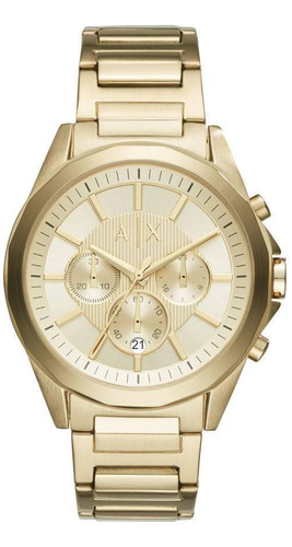Relógio Masculino Armani Exchange Dourado Ax2602/4dn