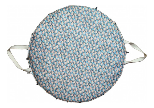 Playmat De Juego Para Bebés Impermeable Y Acolchada Bolso Amigos Capibaras Celeste