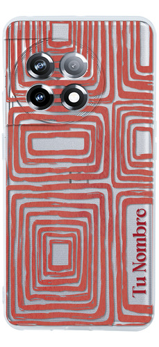 Funda Para Oneplus Para Mujer Abstracto Con Nombre
