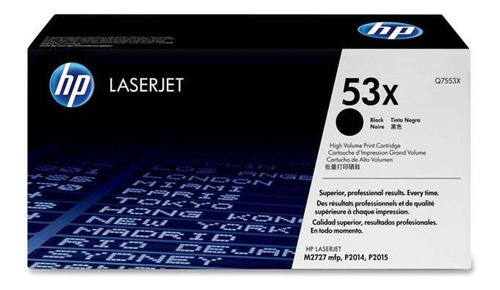 Toner Hp Q7553x Original Negro