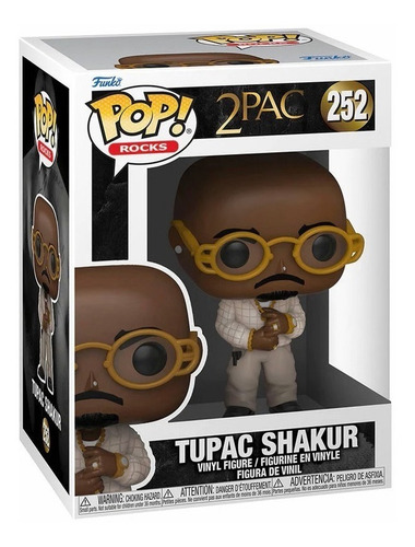 Funko Pop Rocks 2pac: Tupac Shakur 252
