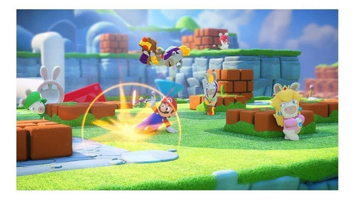 Imagen 3 de 5 de Mario + Rabbids Kingdom Battle Standard Edition Ubisoft Nintendo Switch Físico