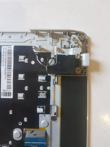 Carcaça Prata Superior E Inferior Completo Notebook Np370e4j