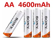 Comprar Pilas Baterías Recargables Doble Aa Sony 4.600 Mah. 4und